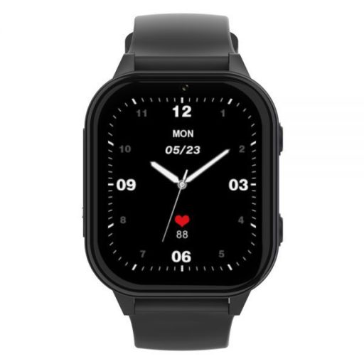Wonlex KT19PRO MAX-F fekete, vízálló, wifi, gyerek okosóra GPS nyomkövetővel, magyar menüvel, fiúknak