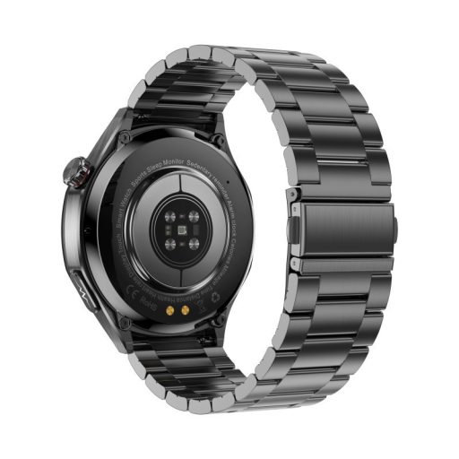 wonlex MF20-F bluetooth EKG és vércukormérő okosóra, fekete hátulról