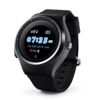   Wonlex KT06-F vízálló, wifi gyerek okosóra GPS nyomkövetővel, fiúknak, fekete