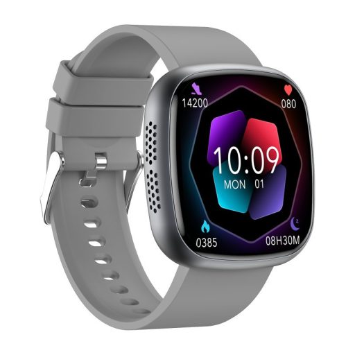 wonlex MF17-S bluetooth EKG és vércukormérő okosóra, szürke jobbról