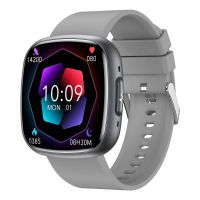 wonlex MF17-G női bluetooth EKG és vércukormérő okosóra, szürke óraszíjjal
