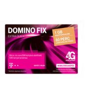 DOMINO FIX feltöltő SIM kártya 1GB/80perc